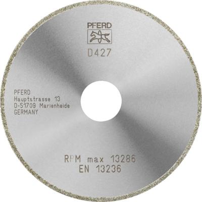 PFERD TOOLS 68411237 D1A1R 115-2-22,23 D 427 GAD Diamanten doorslijpschijf Diameter 115 mm Boordiameter 22.23 mm Duroplast, Technisch keramiek 1 stuk(s) PFERD TOOLS 68411237 D1A1R 115-2-22,23 D 427 GAD Diamanten doorslijpschijf Diameter 115 mm Boordiameter 22.23 mm Duroplast, Technisch keramiek 1 stuk(s)