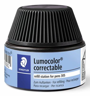 Viltstiftvulling staedtler lumocolor 305 zwart