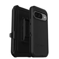 Otterbox Defender Backcover Google Pixel 9, Pixel 9 Pro Zwart Met standaard, Met standfunctie, Stootbestendig - thumbnail