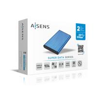 Behuizing voor Harde Schijf Aisens ASE-2525BLU Blauw 2,5" USB 3.1 - thumbnail