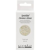 Creativ Company Gespikkeld keramiekglazuur, 999-1060 °c, dekkend, tusk tusk, 60 ml/ 1 fles - thumbnail