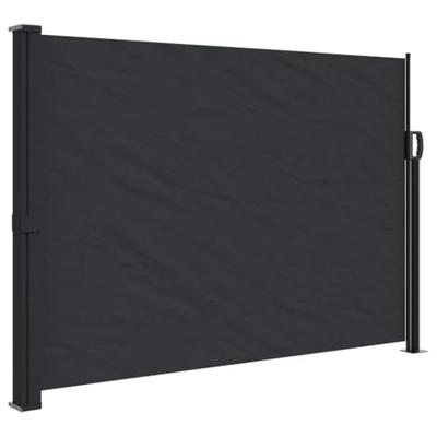 Windscherm uittrekbaar 140x600 cm zwart Windscherm uittrekbaar 140x600 cm zwart