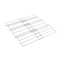 Metaltex Smart Kitchen Verschuifbaar Kruidenrek 26/51x47x3 cm Zilver - thumbnail