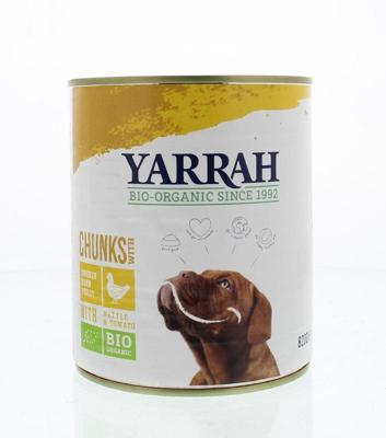 Yarrah Dog Brokjes Saus Kip 820gr Yarrah Dog Brokjes Saus Kip 820gr