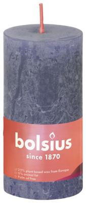 Stompkaars Twilight Blue 100/50 rustiek Bolsius - Bolsius