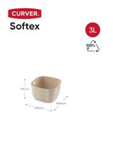 Curver Softex opbergmand XS 3L Krijtwit - thumbnail
