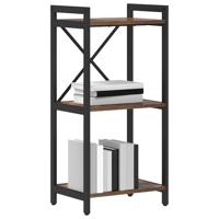 Boekenkast Gerookt eiken 40 x 30 x 83 cm Bewerkt hout - thumbnail