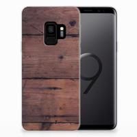 Samsung Galaxy S9 | Bumper Hoesje | Old Wood - thumbnail