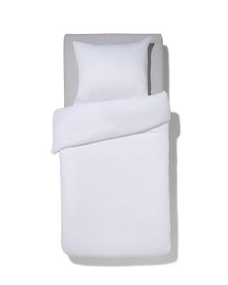 HEMA Dekbedovertrek 140x200/220cm satijn wit (wit)