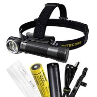 NiteCore HC35 Hoofdlamp LED werkt op een accu 4500 lm - thumbnail
