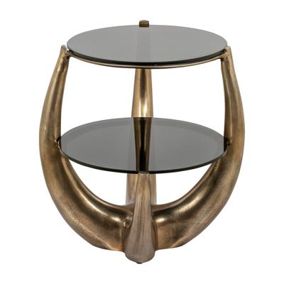 Richmond Bijzettafel 'Aida' 61 x 48cm, kleur Goud