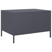 Salontafel 68,5x50x43,5 cm koudgewalst staal antracietkleurig - thumbnail