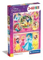 Clementoni Disney Princess legpuzzel 2 puzzels 60 stukjes - thumbnail