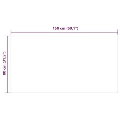 VidaXL Nep schapenvacht tapijt tafalla wit 80 x 150 cm polyester VidaXL Nep schapenvacht tapijt tafalla wit 80 x 150 cm polyester