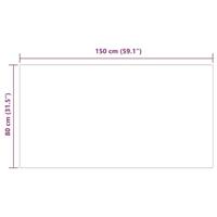 VidaXL Nep schapenvacht tapijt tafalla wit 80 x 150 cm polyester - thumbnail