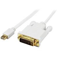 StarTech.com 1,8 m Mini DisplayPort naar DVI actieve adapter kabel - mDP naar DVI 1920x1200 - wit - thumbnail