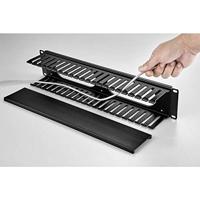 Renkforce RF-3429152 19 inch Kabelgeleiding voor patchkast 2 HE Zwart - thumbnail