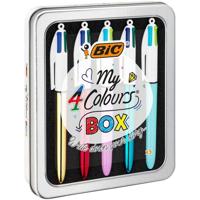 Balpen bic 4kleuren my bic in blik m assorti | 20 stuks - thumbnail