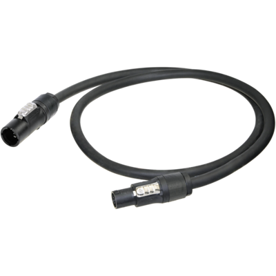 Neutrik 1027564 Aansluitkabel Stroom Zwart 1 m
