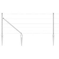 Weidehekwerk Zilver 50 x 0.8 m Gegalvaniseerd staal - thumbnail