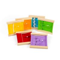 Bigjigs houten sluitingen- en knopenframes, 6dlg. - thumbnail