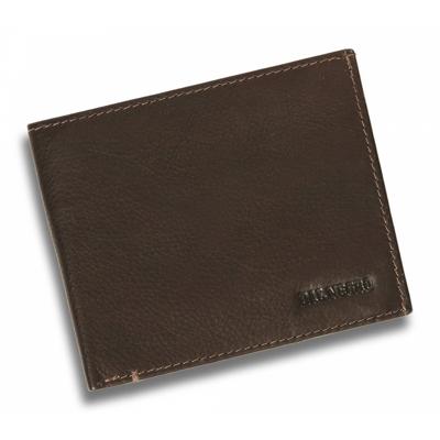 Dal Negro Portemonnee Rfid 9,5 X 11,5 Cm Leer Bruin