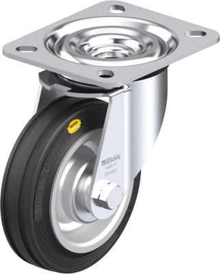 Blickle L-RD 100R Zwenkwiel Wieldiameter: 100 mm Draagvermogen (max.): 100 kg 1 stuk(s)