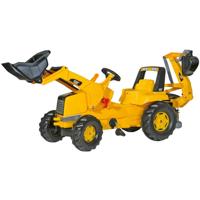 Rolly Toys 813001 RollyJunior CAT Tractor met Lader en Graafarm - thumbnail