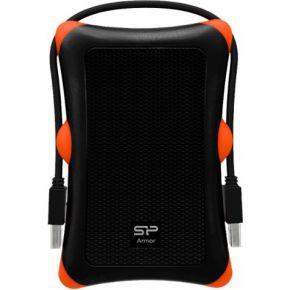 Externe Doos Silicon Power Armor A30 Zwart Oranje Zwart/Oranje