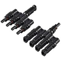 Sygonix Solaradapter T-Verbinder (4 zu 1) 1000V SY-6408002 Y-stekker - thumbnail