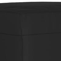 Bankje 100x35x41 cm microvezelstof zwart - thumbnail