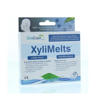 OraCoat Xylimelts voor Droge Mond Milde Munt