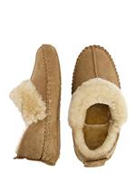 Warmbat Pantoffels Barrine BAR341026 Camel Bruin-36  maat 36 - thumbnail