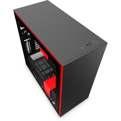 NZXT H710 Midi Tower Zwart, Rood NZXT H710 Midi Tower Zwart, Rood