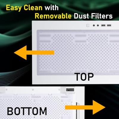 PC-behuizing - BITFENIX - Flow (wit) - Medium tower - ATX-formaat - Zonder voeding