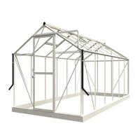 Royal Well | Mary IV Full Options Tuinkas | Veiligheidsglas 3 mm | Wit - thumbnail