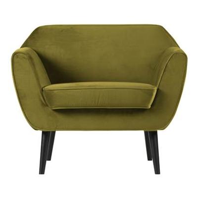 WOOOD Fauteuil 'Rocco', kleur Olijfgroen WOOOD Fauteuil 'Rocco', kleur Olijfgroen