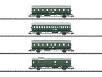 MiniTrix 18724 N set van 4 personenrijtuigen lokaal verkeer rond Hamburg van de DB, MHI - thumbnail