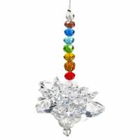 Feng Shui Kristallen Lotus met Chakra Ketting - thumbnail