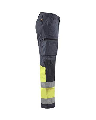 Blåkläder Werkbroek met stretch High-Vis 15511811 | Medium Grijs/High-Vis Geel | Maat 64 - 7330509675113 Blåkläder Werkbroek met stretch High-Vis 15511811 | Medium Grijs/High-Vis Geel | Maat 64 - 7330509675113