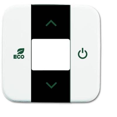 Busch-Jaeger 2CKA006220A0106 Temperatuurregelaar Afdekking free@home Zuiver wit (RAL 9010), Wit 1 stuk(s)