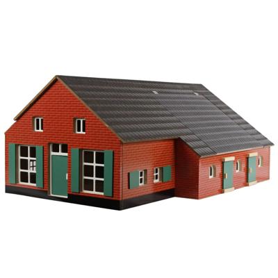 Kids Globe globe boerderij woonhuis met stal, 1:32