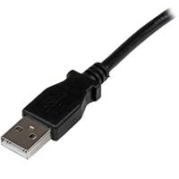 StarTech.com USB-adapterkabel 3 m voor haakse printers, 1 x USB-A-stekker, recht, 1 x USB-B-stekker, schuin - thumbnail