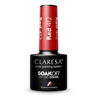 Claresa uv/led gellak 5ml red 412 take me to the river - thumbnail