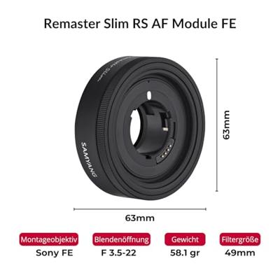 Samyang Remastered Prime Lens Set - 21mm, 28mm & 32mm for Sony FE