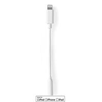 Nedis Lightning-Adapter | Apple Lightning 8-Pins naar 3,5 mm Female | 0.10 m | 1 stuks - CCGB39950WT01 CCGB39950WT01 - thumbnail
