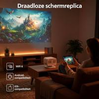 Videoprojector - PHILIPS - NeoPix 444 - Full HD 1080p - 500 ANSI lumen - 100 - HDMI - 3,5 mm jack - Inclusief USB-C naar HDMI-kabel - thumbnail