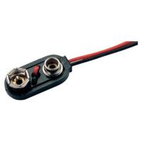 Beltrona 9V-I-Clip Batterijclip Aantal cellen: 1 9V (blok) Drukknopaansluiting (l x b x h) 26 x 13 x 8 mm - thumbnail