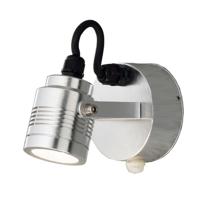 Konstsmide Monza Medium 7941-310 LED-buitenlamp met bewegingsmelder (wand) Energielabel: G (A - G) LED LED vast ingebouwd 3 W Aluminium - thumbnail