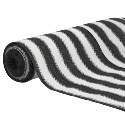 Privacynet 195 g/m 1,5x50 m HDPE antracietkleurig en wit - thumbnail